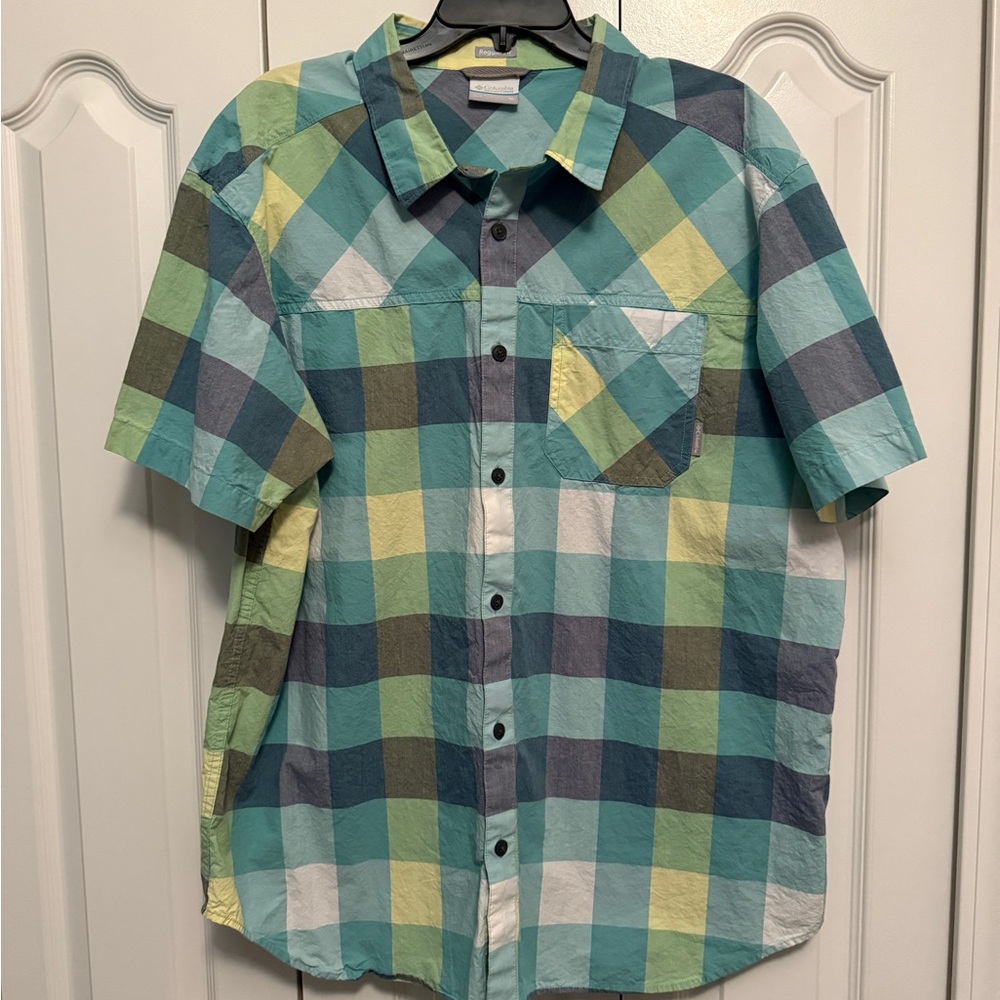 Columbia Sportswear Men's Multicolor Plaid Shirt Size XL